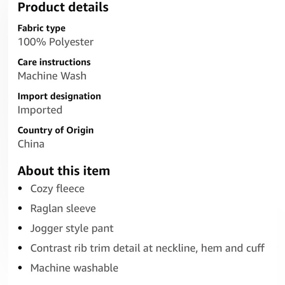 Disney Womens 2-Piece Fleece Jogger Lounge Set red Large - Picture 8 of 8